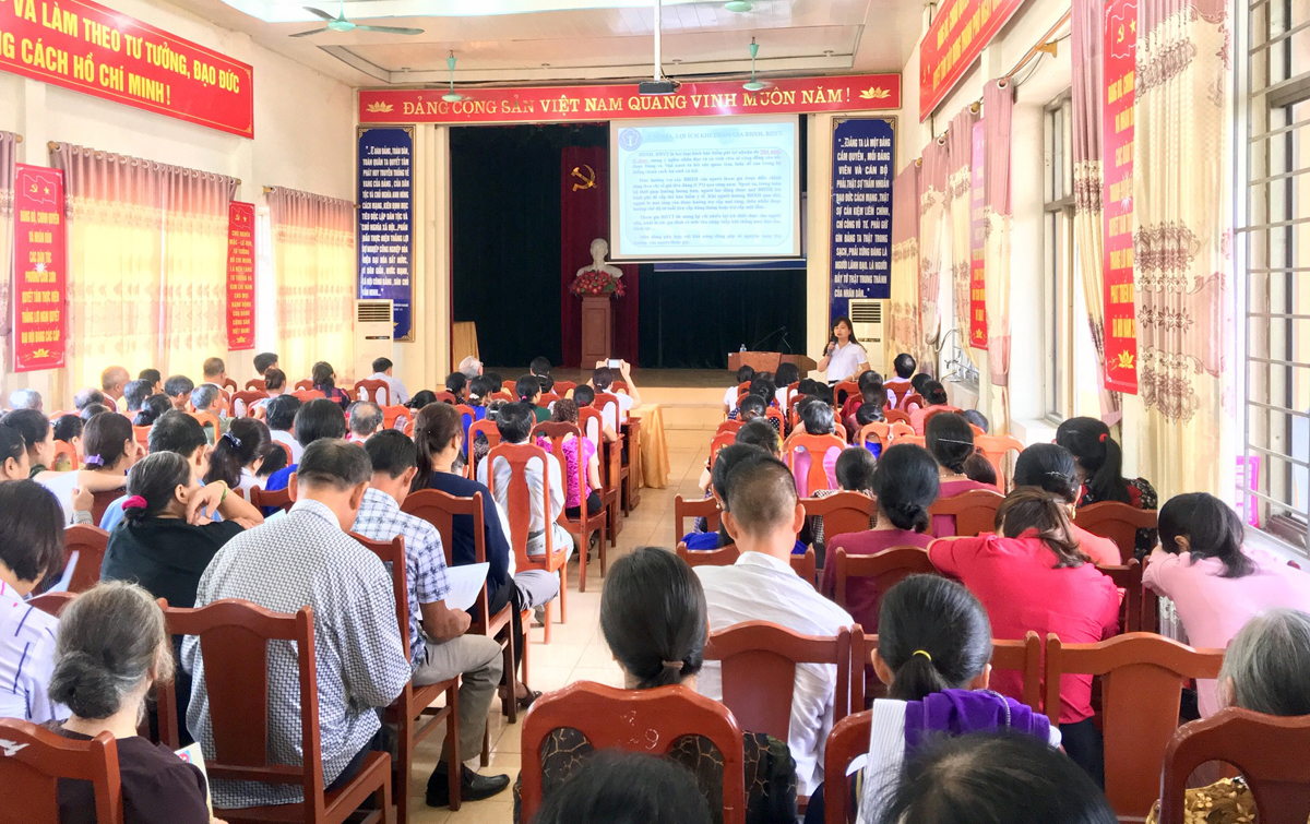  Hội Nông dân tỉnh phối hợp với BHXH tổ chức Hội nghị đối thoại và tư vấn về chính sách BHXH cho hội viên nông dân TP Cẩm Phả.