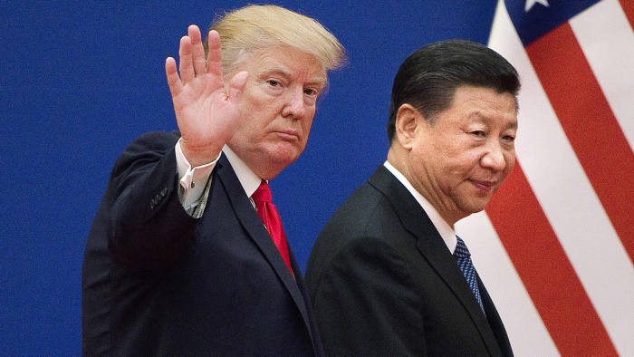 Tổng thống Mỹ Donald Trump và Chủ tịch Trung Quốc Tập Cận Bình. Ảnh: FT