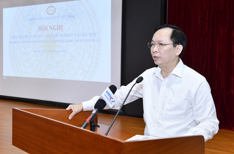 Ông Đào Minh Tú - Phó Thống đốc NHNN phát biểu khai mạc hội nghị