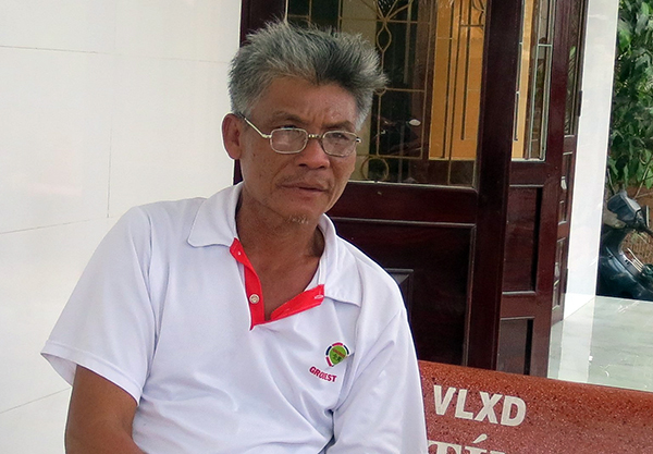 Ông Nguyễn Văn Mần - cha nạn nhân Nguyễn Thị Ánh Hồng.