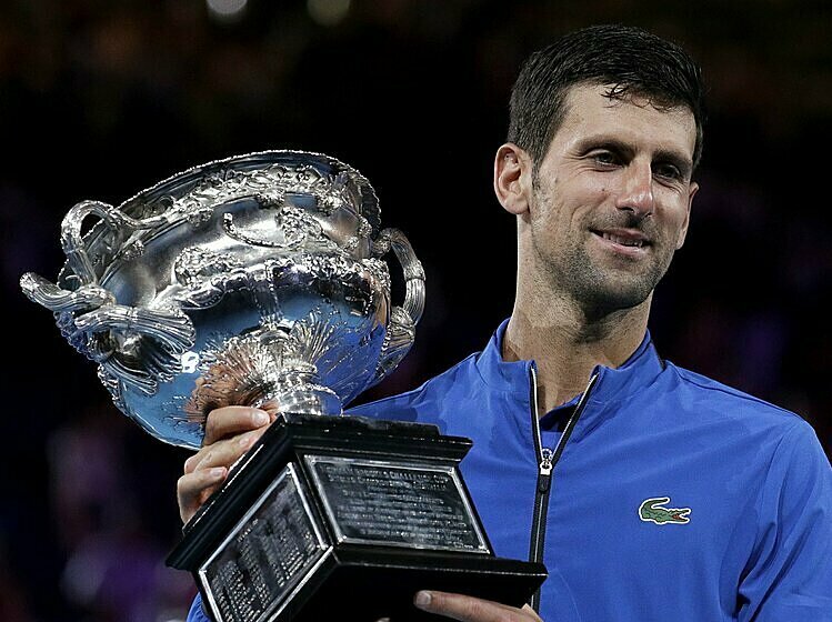 Djokovic đã đăng quang tại Indian Wells, Miami, Monte-Carlo, Madrid, Rome, Canada, Cincinnati, Thượng Hải và Paris. Ảnh: ATP.
