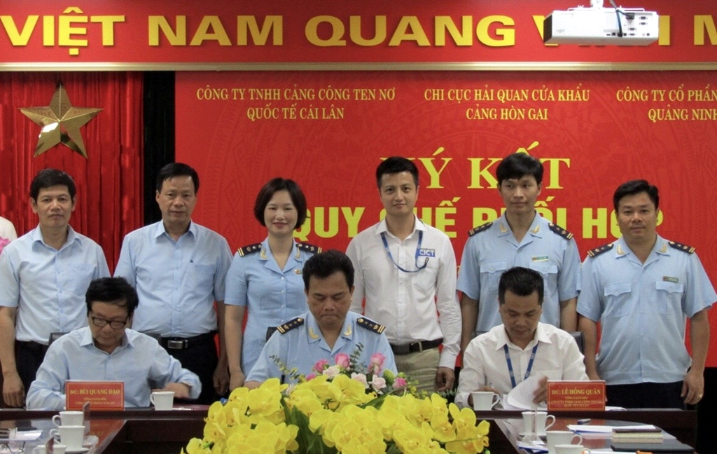 Chi cục Hải quan cửa khẩu cảng Hòn Gai, Công ty cổ phần cảng Quảng Ninh và Công ty TNHH cảng container quốc tế Cái Lân