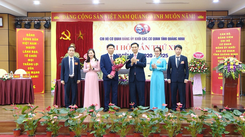 Ban Chấp hành Chi bộ cơ quan Đảng ủy Khối các cơ quan tỉnh Quảng Ninh ra mắt
