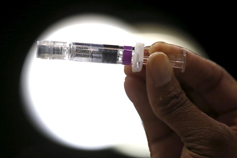 Vaccine ngừa cúm tại một phòng khám y tế tại Los Angeles, bang California, Mỹ. Ảnh: Reuters