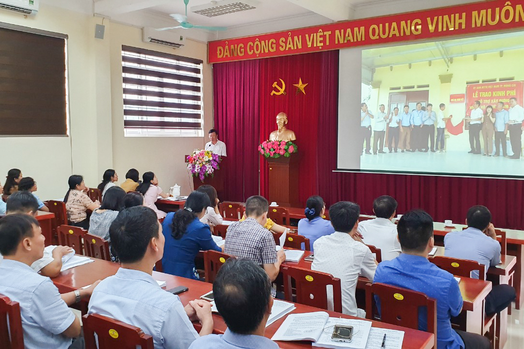 Ủy ban MTTQ tỉnh phối hợp với Trường Đào tạo cán bộ Nguyễn Văn Cừ khai giảng lớp bồi dưỡng nghiệp vụ công tác Mặt trận, tháng 10/2019