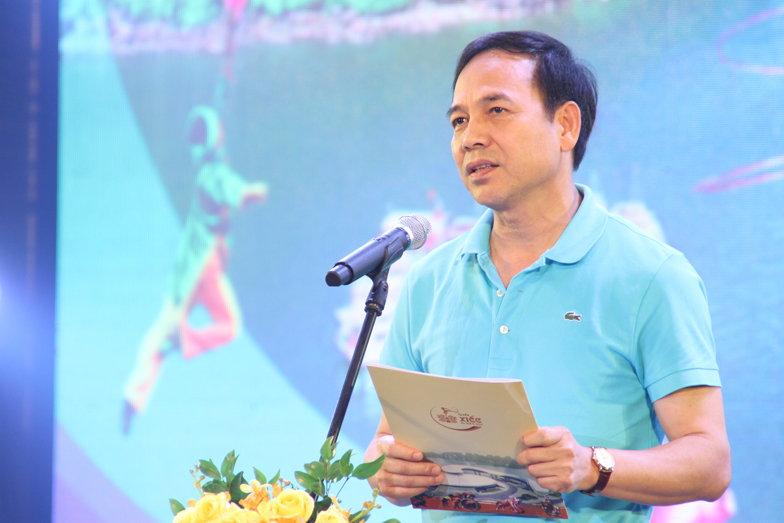 Đồng chí Đặng Huy Hậu, Phó Chủ tịch Thường trực UBND tỉnh, phát biểu tại chương trình.