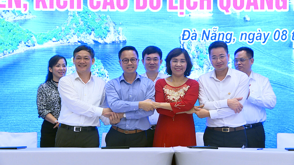 Hiệp hội doanh nghiệp du lịch Quảng Ninh, Đà Nẵng, Cảng hàng không quốc tế Vân Đồn và hãng hàng không quốc gia Việt Nam ký bản ghi nhớ hợp tác