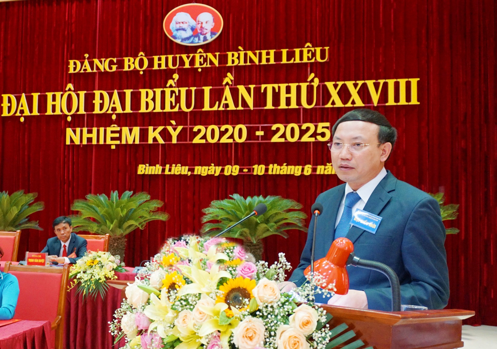 Đồng chí Nguyễn Xuân Ký, Bí thư Tỉnh ủy, Chủ tịch HĐND tỉnh, phát biểu chỉ đạo tại Đại hội.