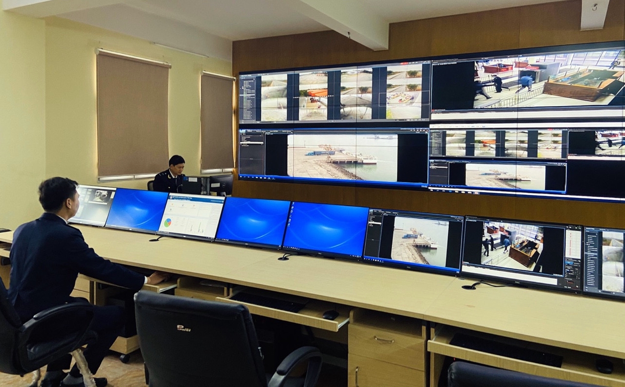 Cục Hải quan tỉnh triển khai giám sát hải quan trực tuyến 24/24h đối với Chi cục Hải quan Cửa khẩu Móng Cái.