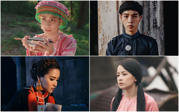 Hoàng Thùy Linh, Đức Phúc, Bích Phương, Chi Pu là những ca sĩ trẻ có các sản phẩm sử dụng yếu tố văn hóa của dân tộc được đông đảo công chúng yêu thích - Ảnh: Facebook