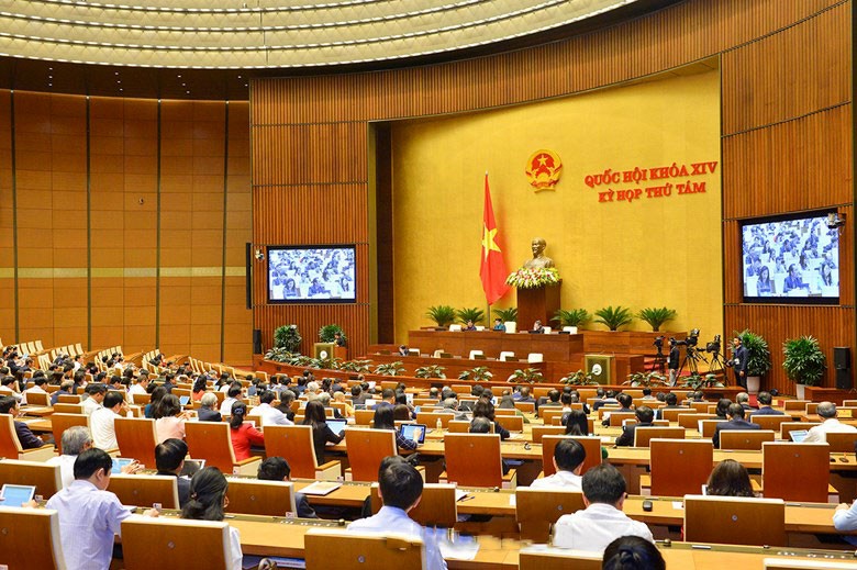 Quốc hội họp tại Hội trường.