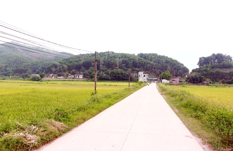 Tuyến đường liên xã Bình Dân - Đài Xuyên được bê tông hóa, tạo thuận lợi cho bà con nhân dân đi lại, giao thương phát triển kinh tế.