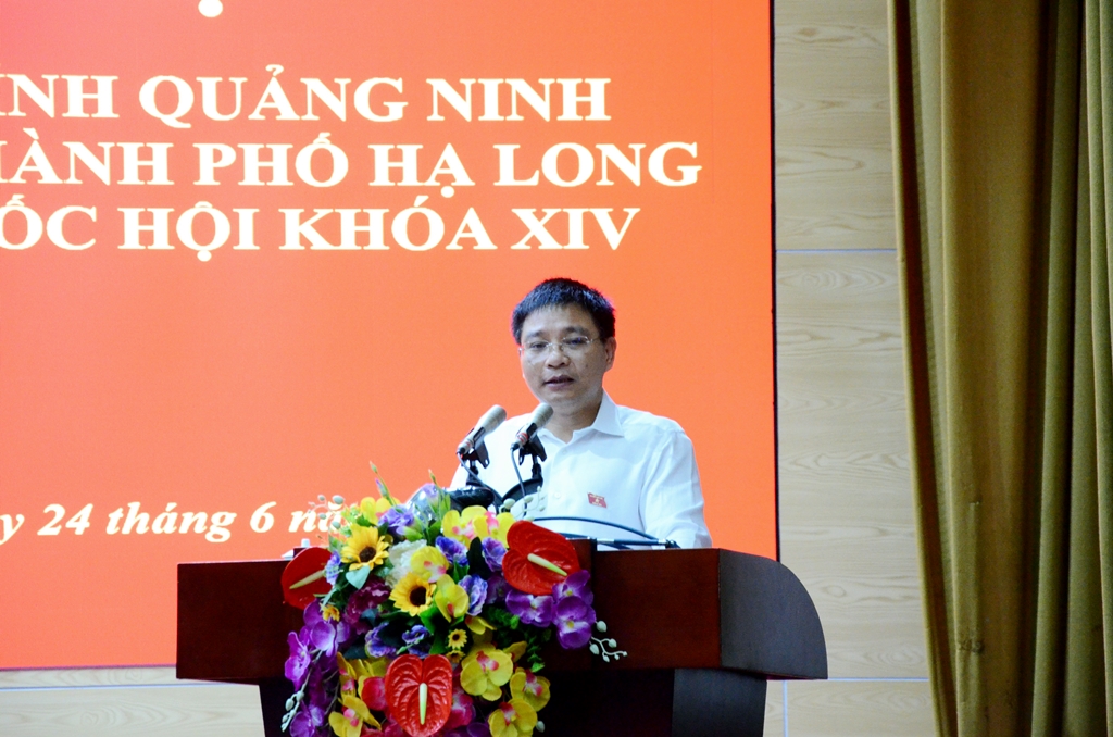 Đồng chí Nguyễn Văn Thắng, Phó Bí thư tỉnh ủy, Chủ tịch UBND tỉnh phát biểu chỉ đạo tại buổi làm việc.