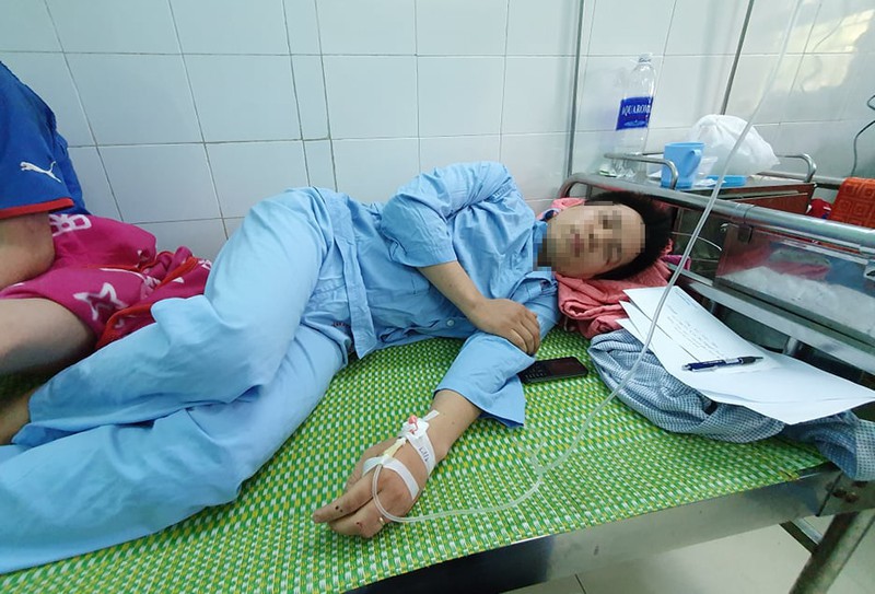Anh Vũ Văn Pho điều trị ở Bệnh viện Đa khoa Thái Bình.