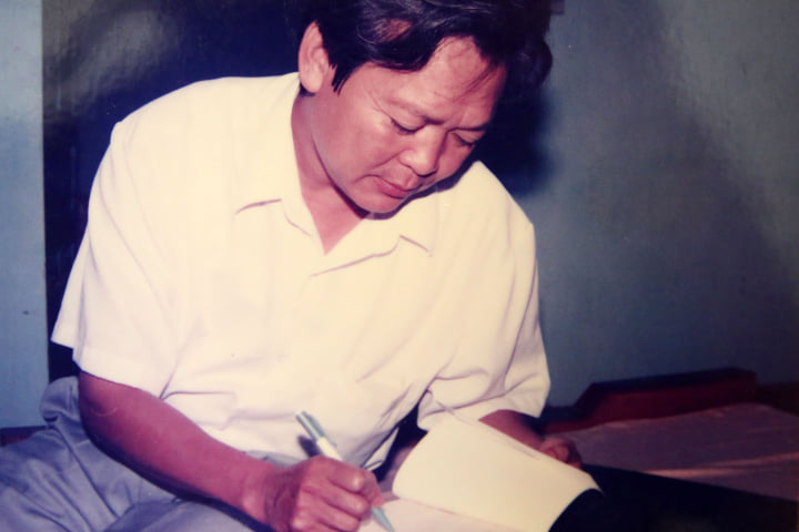 Nhà báo - nhà thơ Ngô Tiến Cảnh.