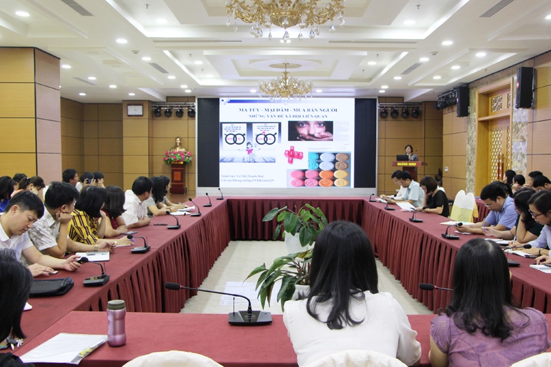 Hội nghị Tuyên truyền phòng, chống tệ nạn mại dâm cho người lao động trên địa bàn tỉnh (tháng 12-2019).