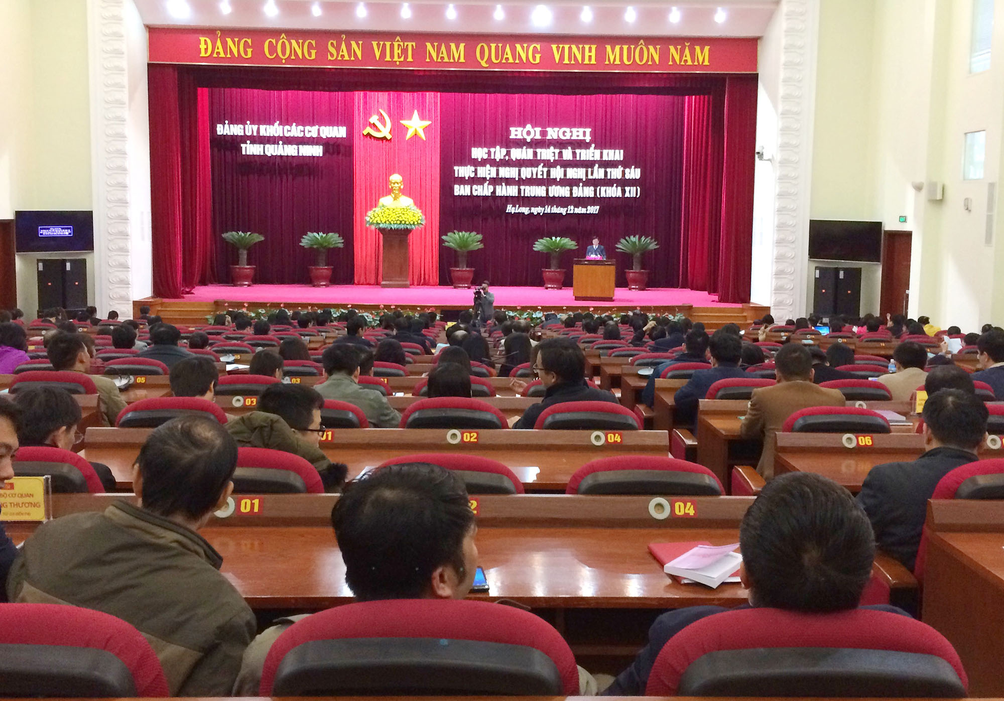 Đảng bộ Khối các cơ quan tỉnh tổ chức học tập, quán triệt, triển khai Nghị quyết Hội nghị Trung ương 6 (khóa XII).