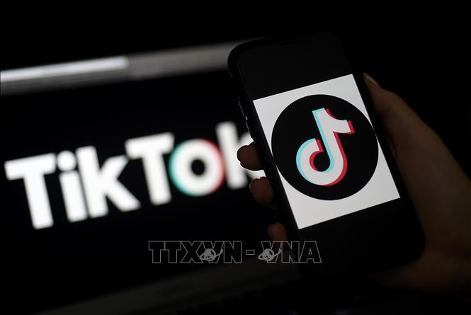 Biểu tượng của TikTok. Ảnh: AFP/TTXVN