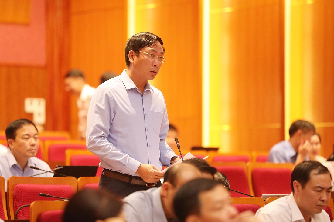Đồng chí Hồ Đức Quang, Phó Bí thư Huyện ủy, Chủ tịch UBND huyện Hải Hà