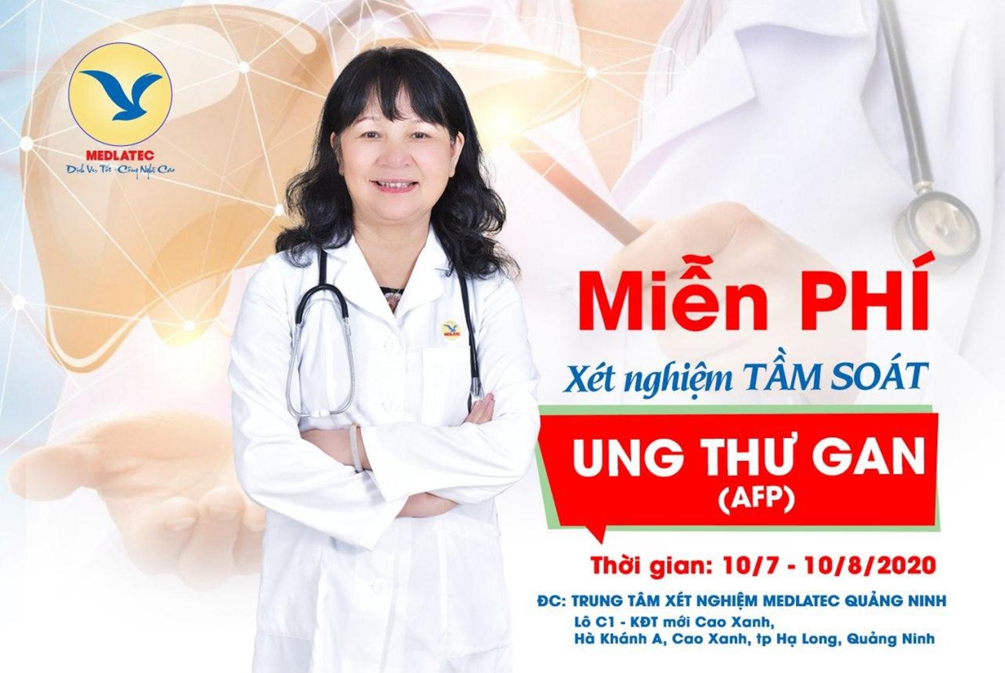 Medlatec tặng 2.500 xét nghiệm AFP tầm soát ung thư gan sớm cho người dân Quảng Ninh.