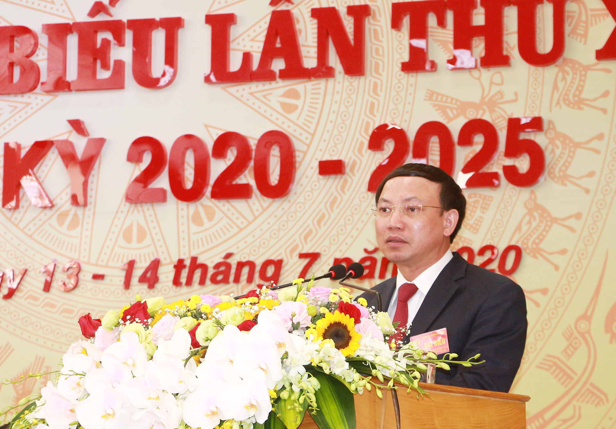 Đồng chí Nguyễn Xuân Ký, Bí thư Tỉnh ủy, Chủ tịch HĐND tỉnh, phát biểu chỉ đạo Đại hội.