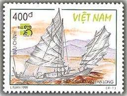 4-1: Thuyền lưới vịnh Hạ Long - Quảng Ninh Giá mặt (VNĐ)400 Kích thước (mm)43 x 32