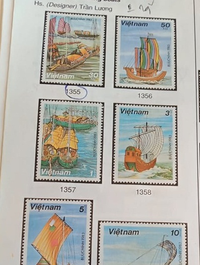 Mẫu tem in hình núi Bài Thơ là tem thứ 10 trong bộ này.