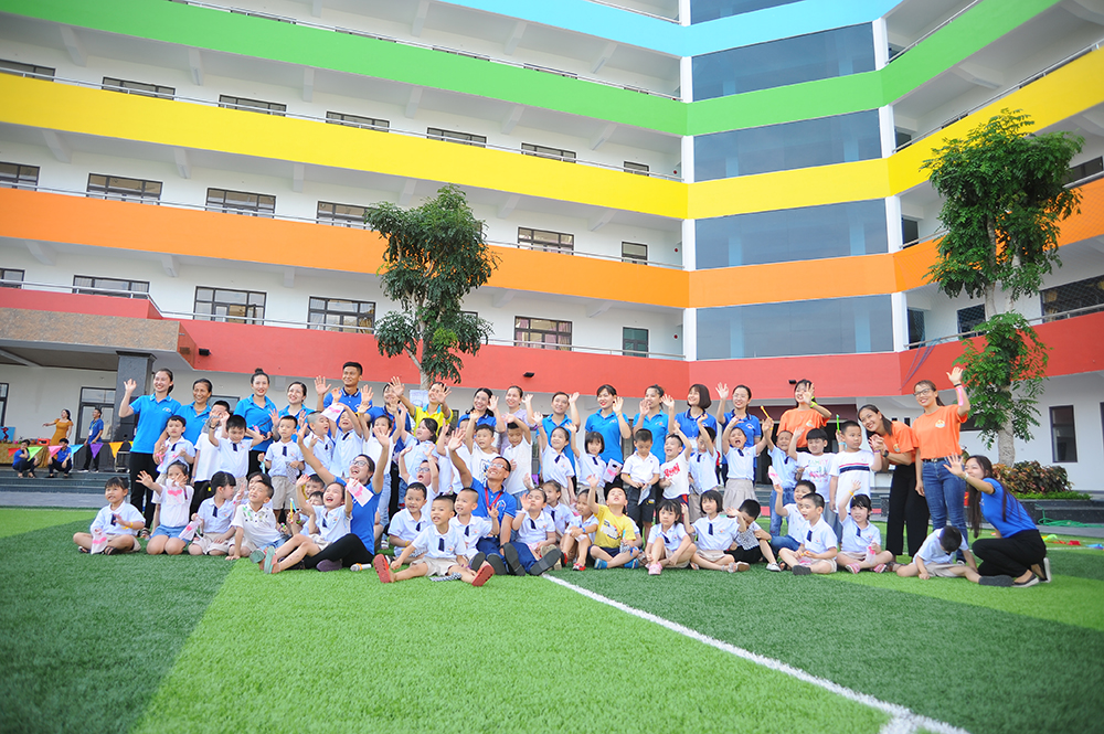Trường TH-THCS-THPT Lê Thánh Tông, TP Hạ Long vừa hoàn thiện khu nhà mới để đón học sinh khối Tiểu học, THCS.