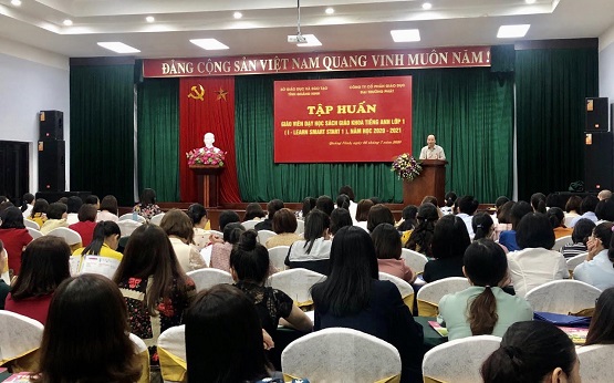 Quảng Ninh triển khai tập huấn sử dụng sách giáo khoa Tiếng Anh lớp 1 theo chương trình giáo dục phổ thông mới