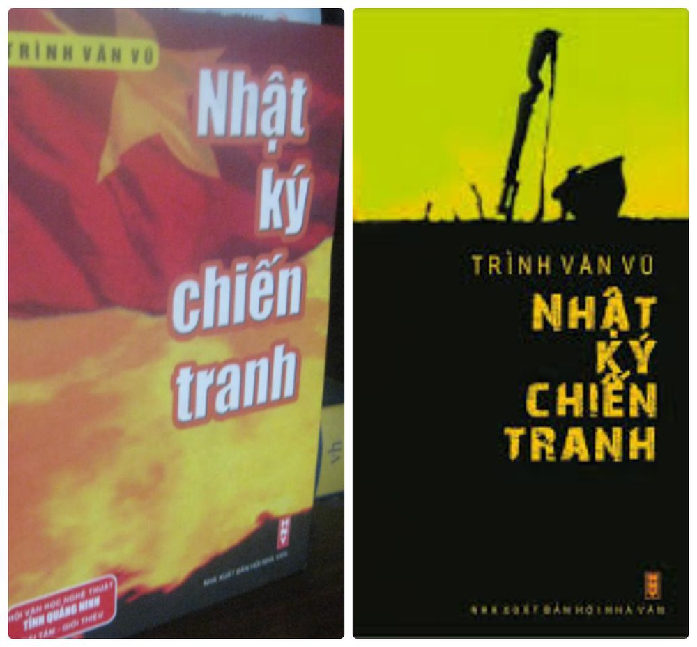 Bản in lần đầu (bên trái) và cuốn tái bản năm 2011 của 