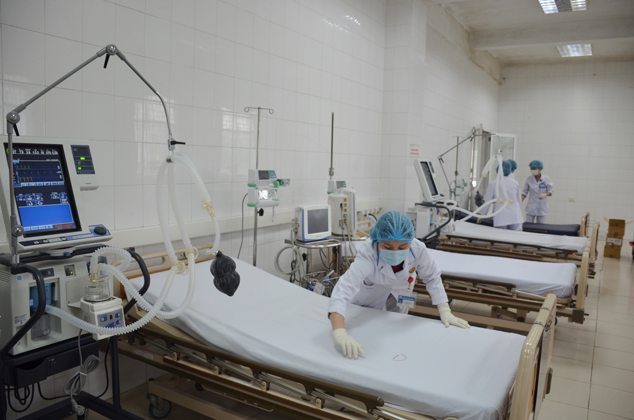  Bệnh viện số 2 tại Bệnh viện Phổi Quảng Ninh đáp ứng tốt công tác thu dung điều trị bệnh nhân mắc Covid-19. (Ảnh chụp tháng 2/2020)