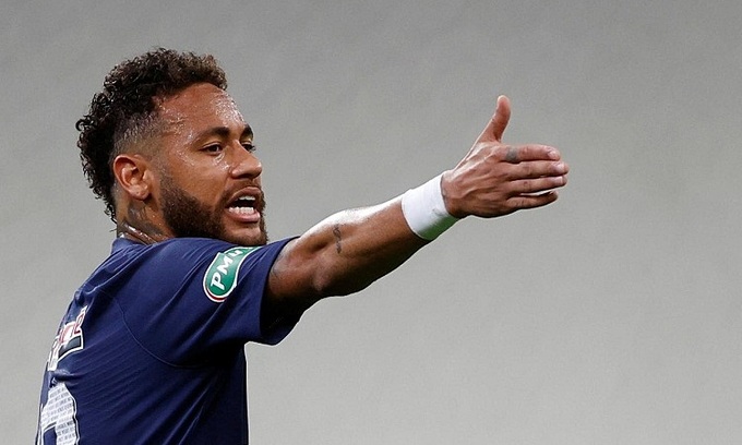 Neymar đang trên đà tìm lại phong độ đỉnh cao. Ảnh: Reuters.