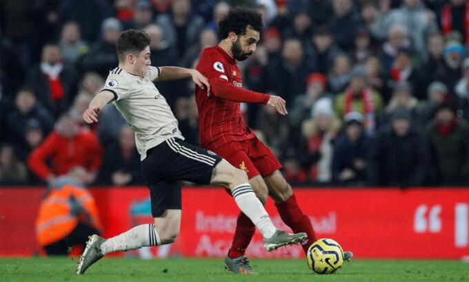 Man Utd sắp bị Liverpool qua mặt về giá trị. Ảnh: Reuters.