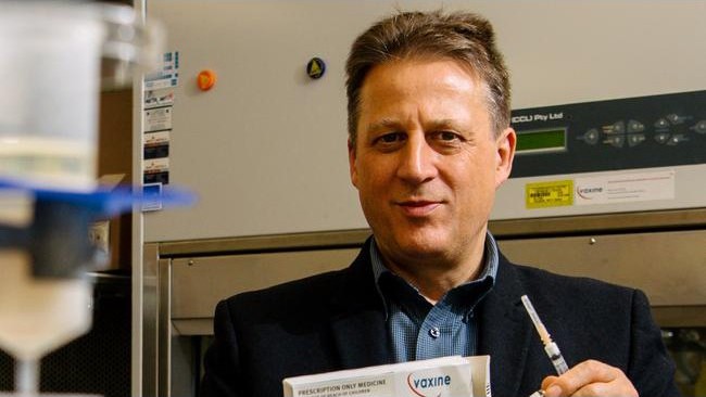 Giáo sư Nikolai Petrovsky của trường Đại học Flinder, thành viên nhóm nghiên cứu vaccine Covid-19 thử nghiệm Vaxin. Nguồn Morgan Sette