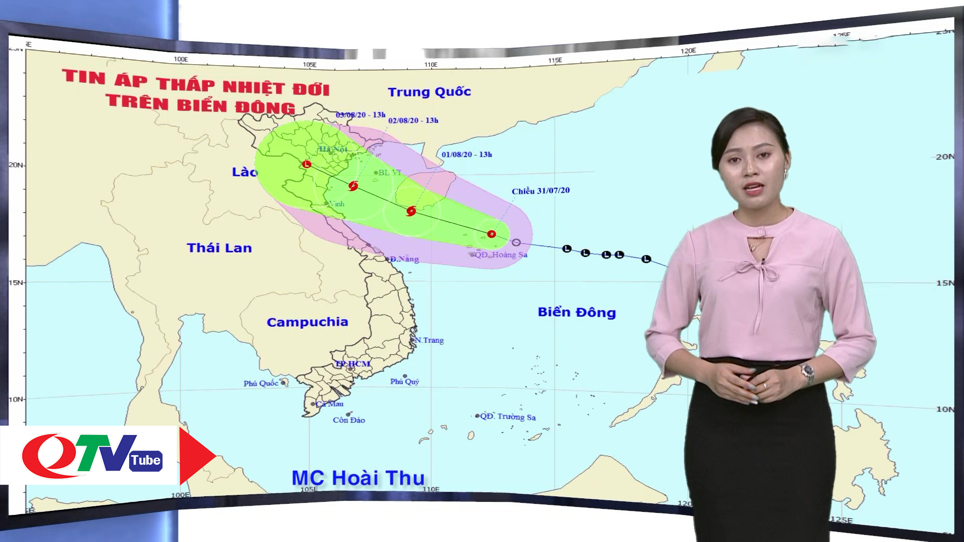 Bản tin dự báo thời tiết đêm 31/7, ngày 1/8/2020