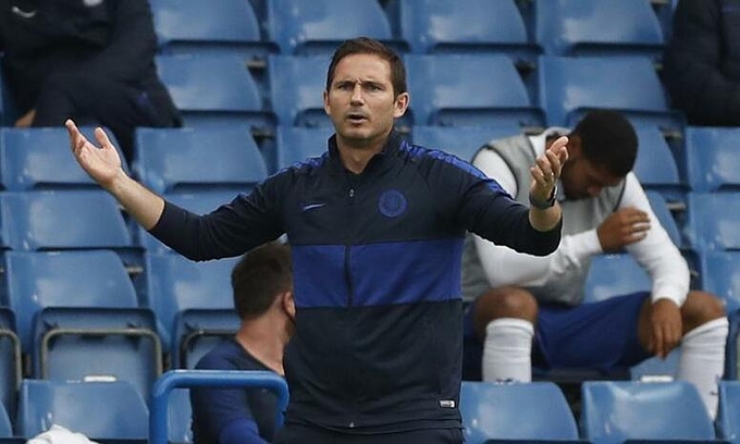 Lampard hướng tới danh hiệu đầu tiên cùng Chelsea. Ảnh: Reuters.