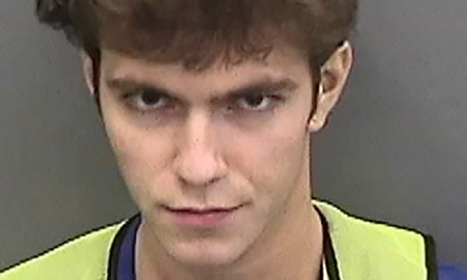 Graham Clark khi bị giam tại nhà tù ở Tampa, bang Florida, Mỹ, hôm 31/7. Ảnh: Reuters