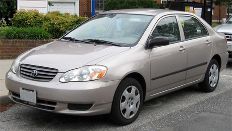Thiết kế Corolla 2005 nhập khẩu.
