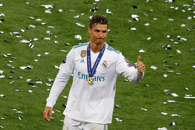 Ronaldo từng bốn lần vô địch Champions League trong chín năm chơi cho Real. Ảnh: Reuters.