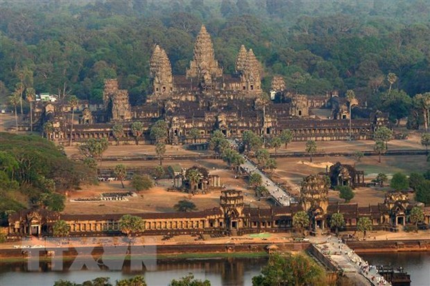 Quang cảnh khu đền Angkor Wat ở tỉnh Siem Reap. Ảnh: AFP/TTXVN