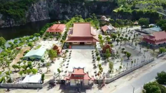 Toàn cảnh khu Thiền viện Trúc lâm đang được xây dựng ở huyện Thoại Sơn - An Giang 
