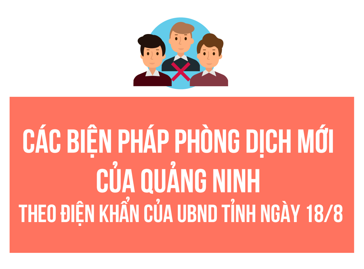 Các biện pháp phòng dịch mới của Quảng Ninh theo Điện khẩn của UBND tỉnh ngày 18/8