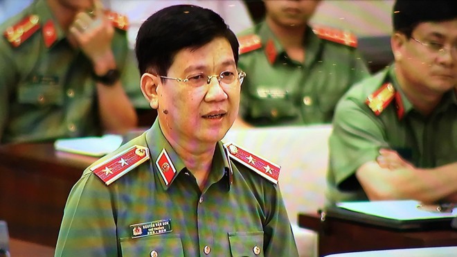 Trung tướng Nguyễn Văn Sơn, Thứ trưởng Bộ Công an. (Ảnh: Báo Thanh niên)