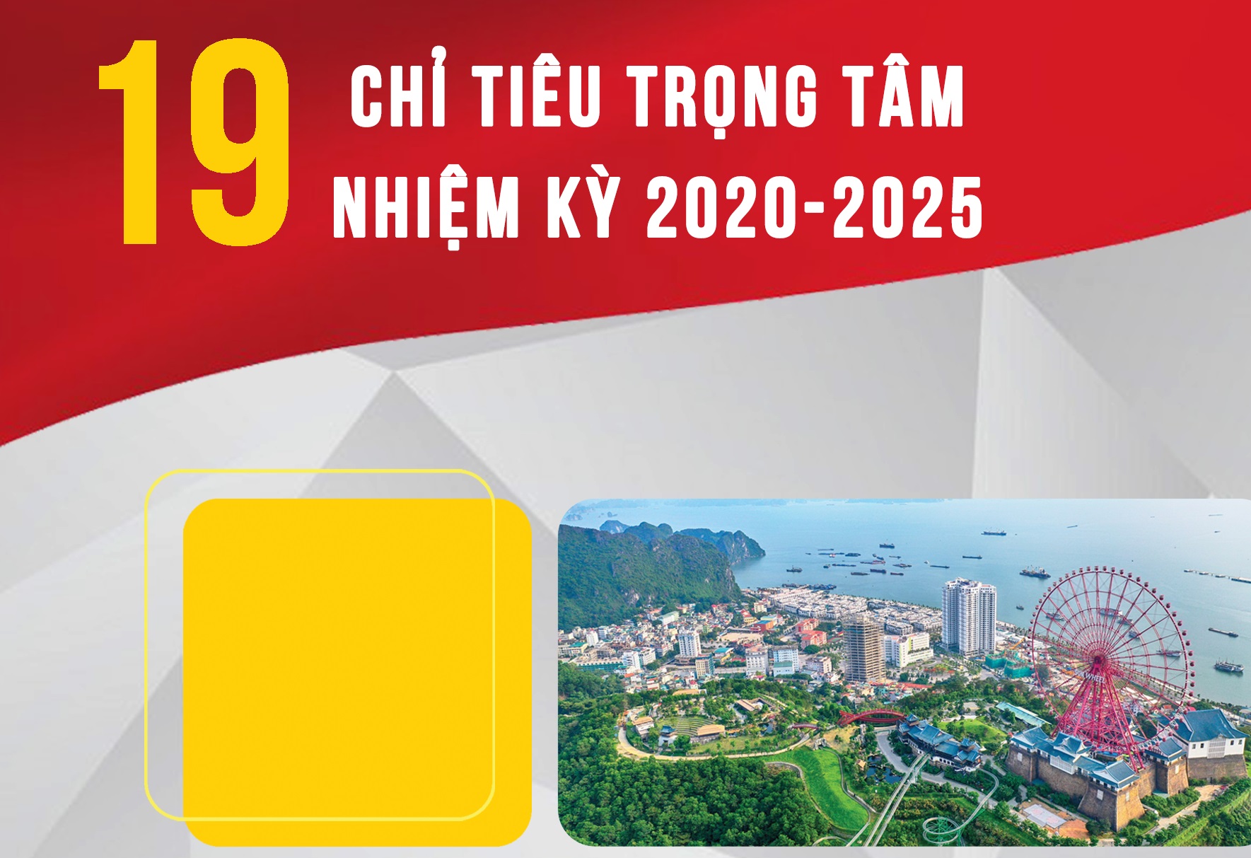 Dự kiến 19 chỉ tiêu trọng tâm nhiệm kỳ 2020-2025