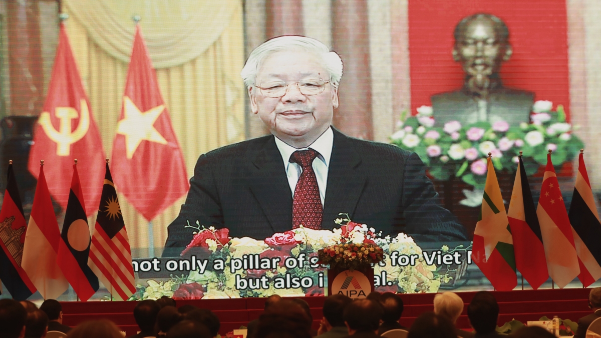 Tổng Bí thư, Chủ tịch nước Nguyễn Phú Trọng phát biểu trực tuyến chúc mừng AIPA 41.