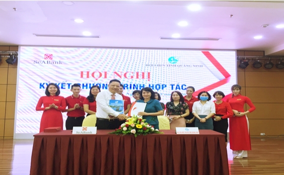Hội LHPN tỉnh ký kết chương trình hợp tác với Ngân hàng Seabank cho nhánh tại Quảng Ninh