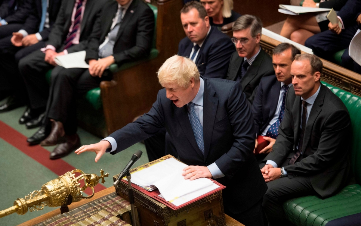 Thủ tướng Anh Boris Johnson. Ảnh: AP