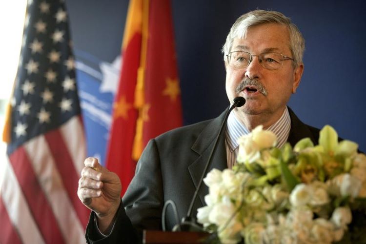 Đại sứ Mỹ tại Trung Quốc Terry Branstad. Ảnh: Reuters