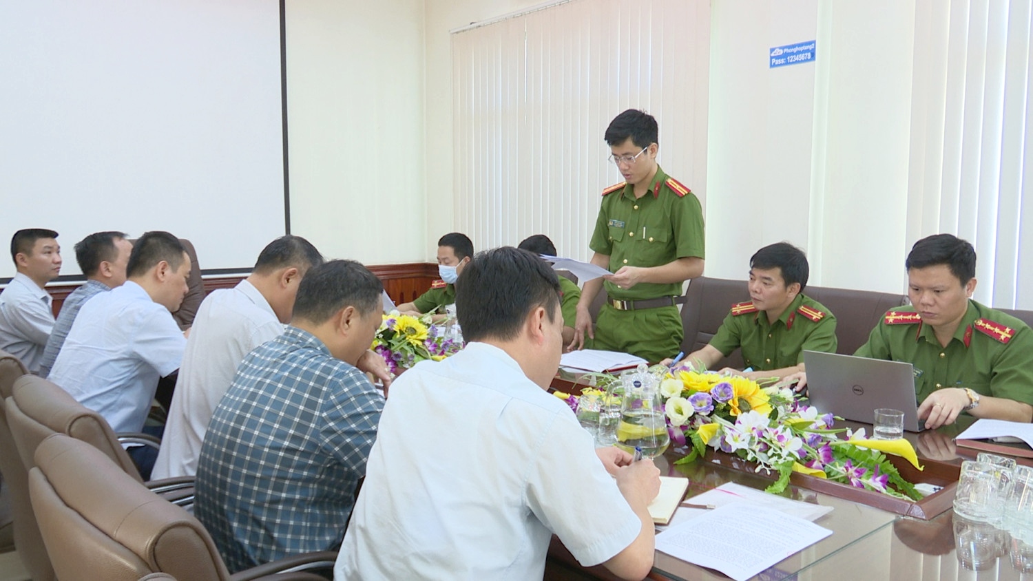 Cảnh sát PCCC và CNCH, Công an tỉnh Quảng Ninh kiểm tra công tác lãnh đạo, chỉ đạo PCCC tại Công ty than Dương Huy  