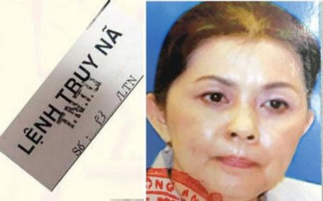 Bà Đào Thị Hương Lan bị truy nã.